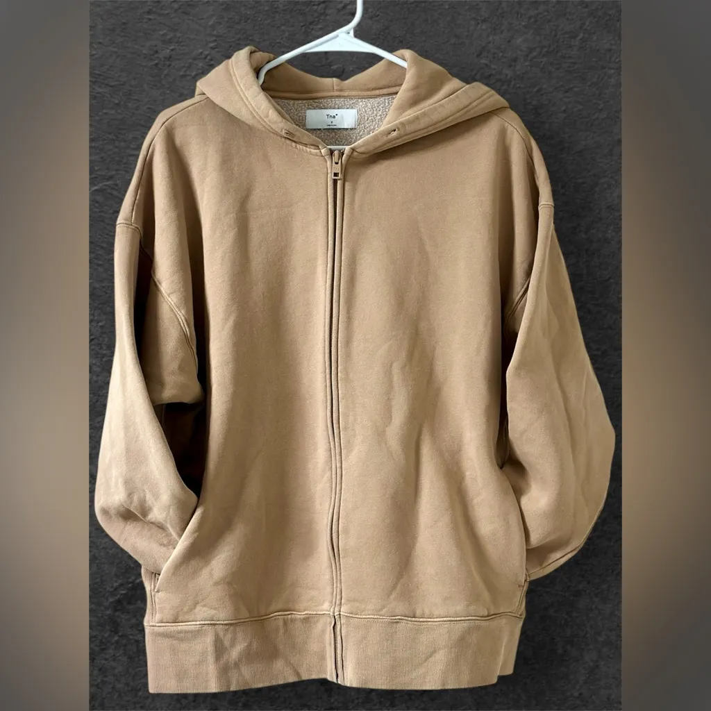 TNA Aritzia Camel Zip - Image 2