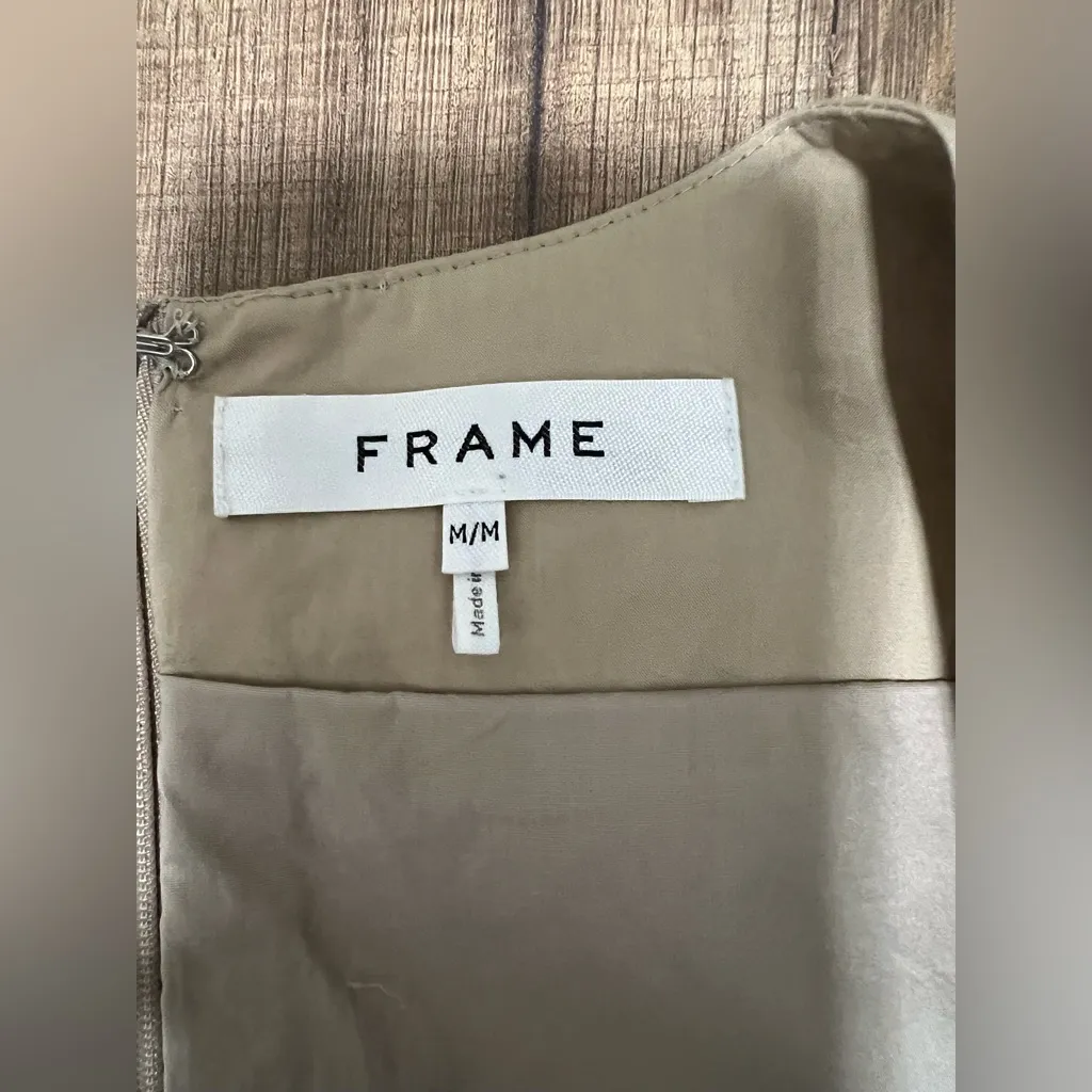 Frame Nina mini‎ dress, puff sleeve, beige, in excellent condition
SizeMedium - Image 8