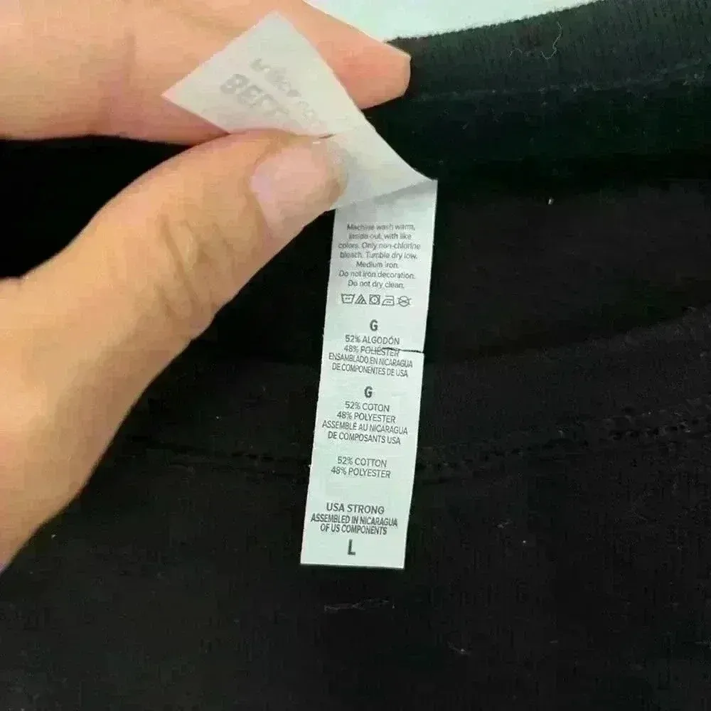 Beach Gypsy Slouchy Sweatshirt Size XL Black - Image 5