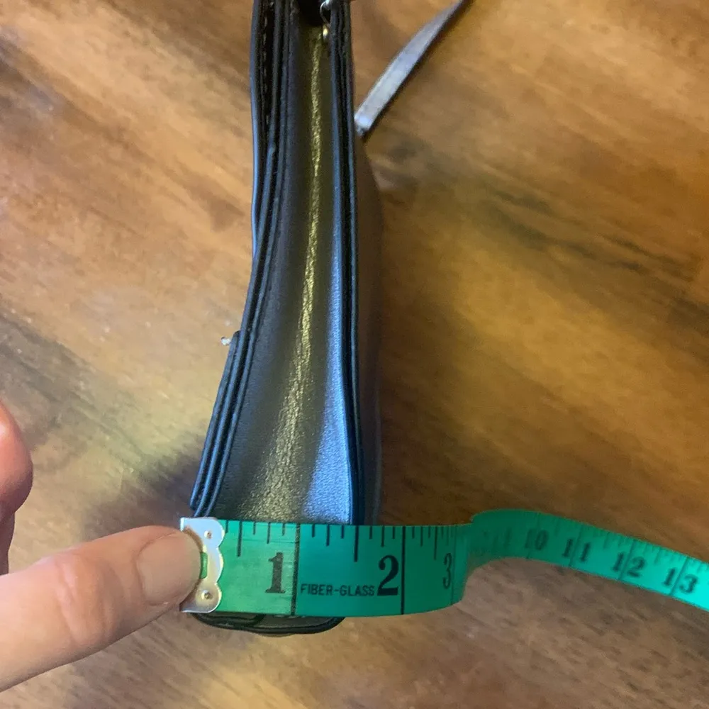 Summer and Rose Celine Gold Silver Metallic crossbody bag purse Clutch Vegan - Image 8