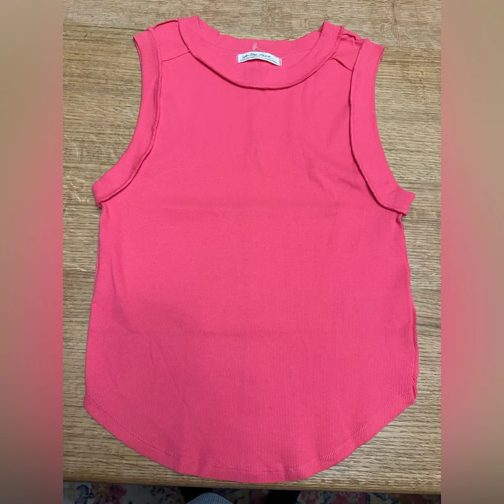 We The Free PeopleNWOT Kate Tank red/pink sz XL 16" ptp - Image 2