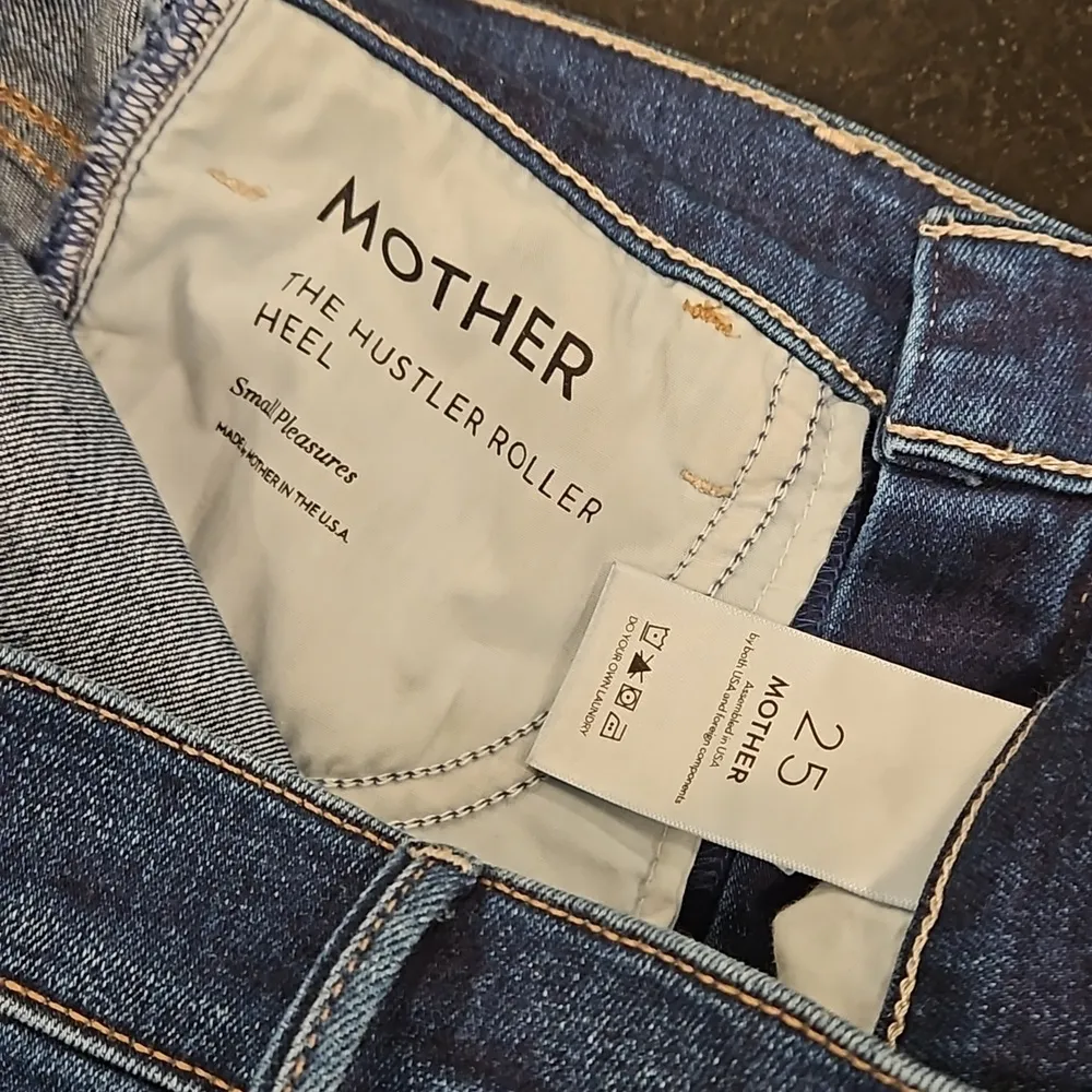 💕MOTHER💕 The Hustler Roller Heel Jeans ~ Small Pleasures 25 NWT - Image 14