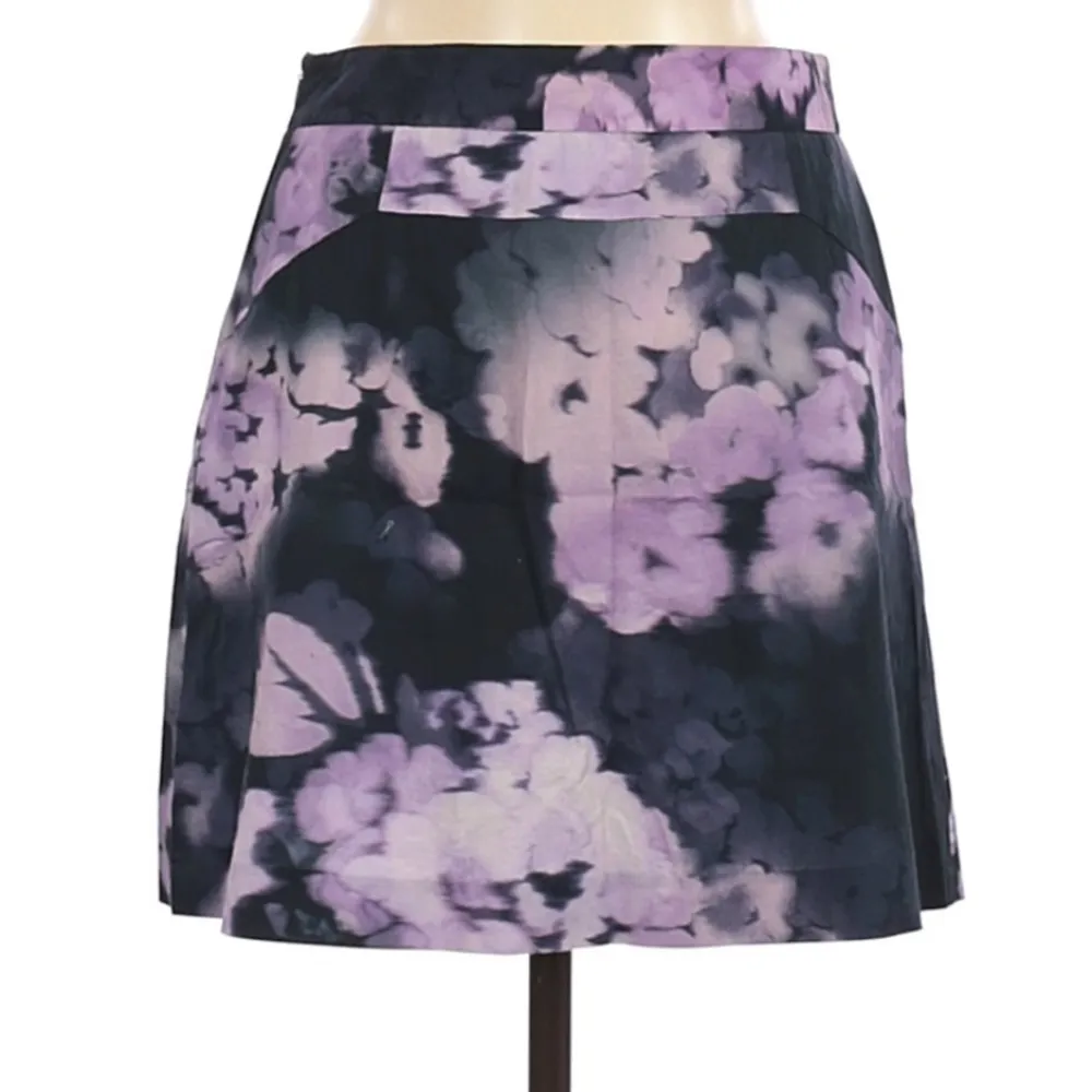 Theory purple watercolor skirt size 2 XS Excellent RARE HTF GORGEOUS - Image 2