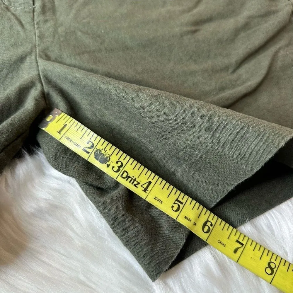 Boden Linen Blend Shorts Size 6 - Image 7