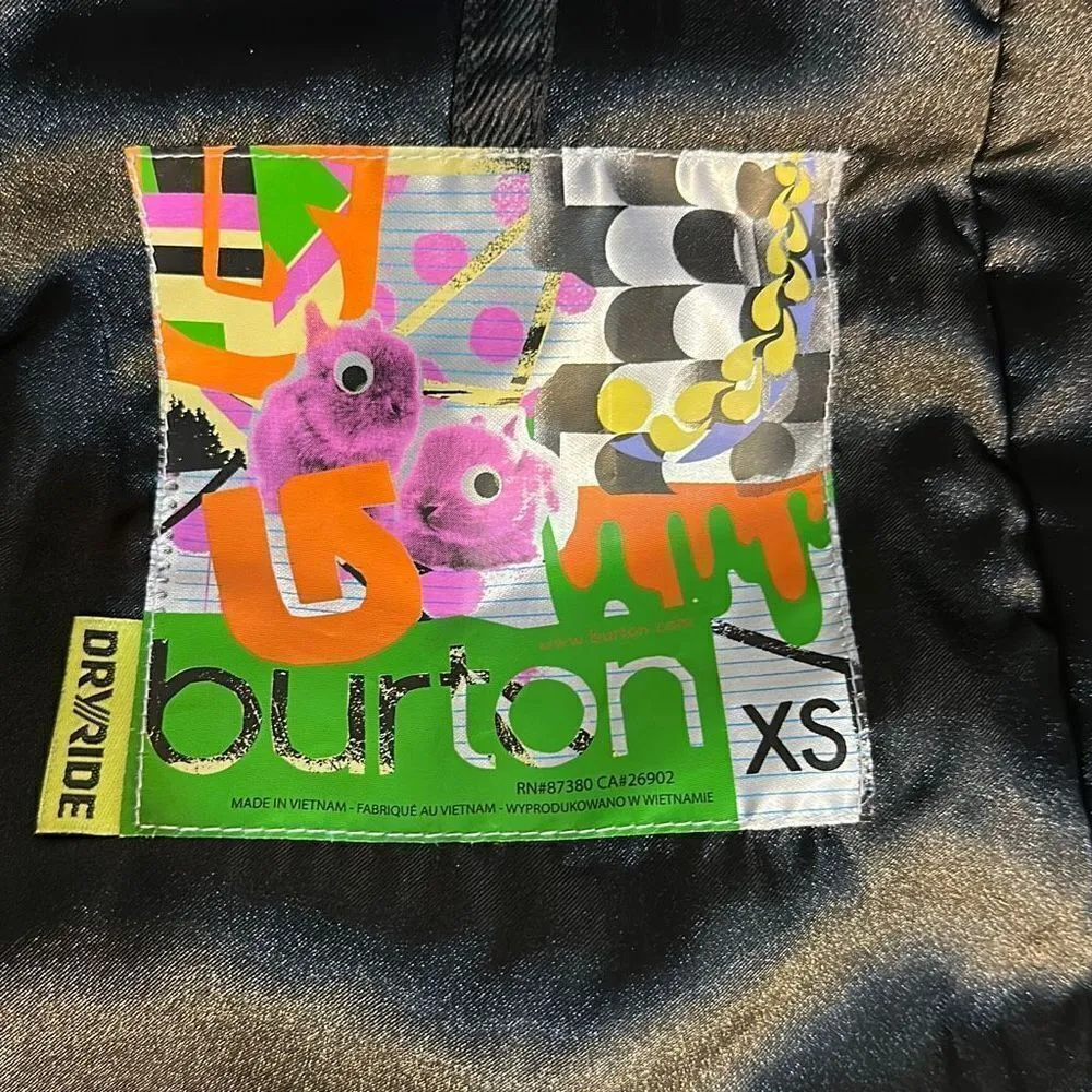 Burton Size XS Snow Ski Snowboarding Jacket Grey - Image 3