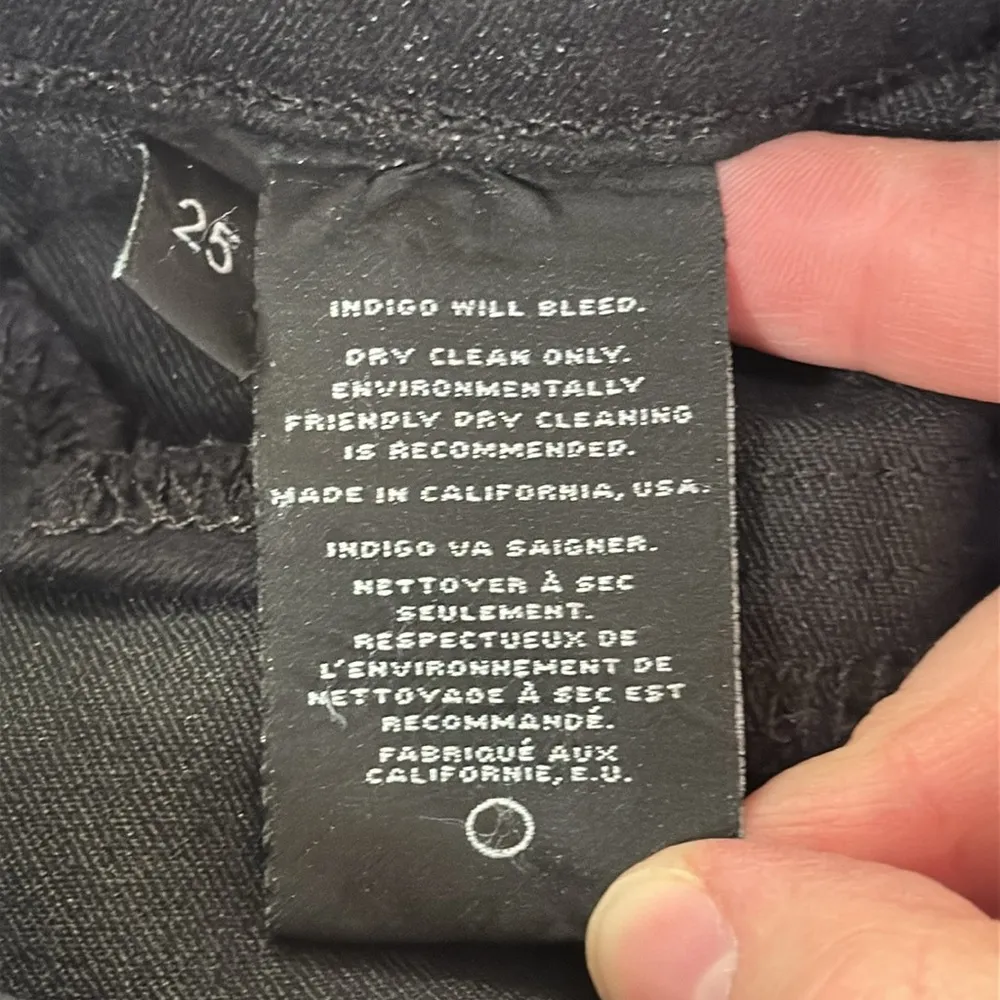 J Brand Black Super Skinny Jeans in Coat Steal Size 25 - Image 15