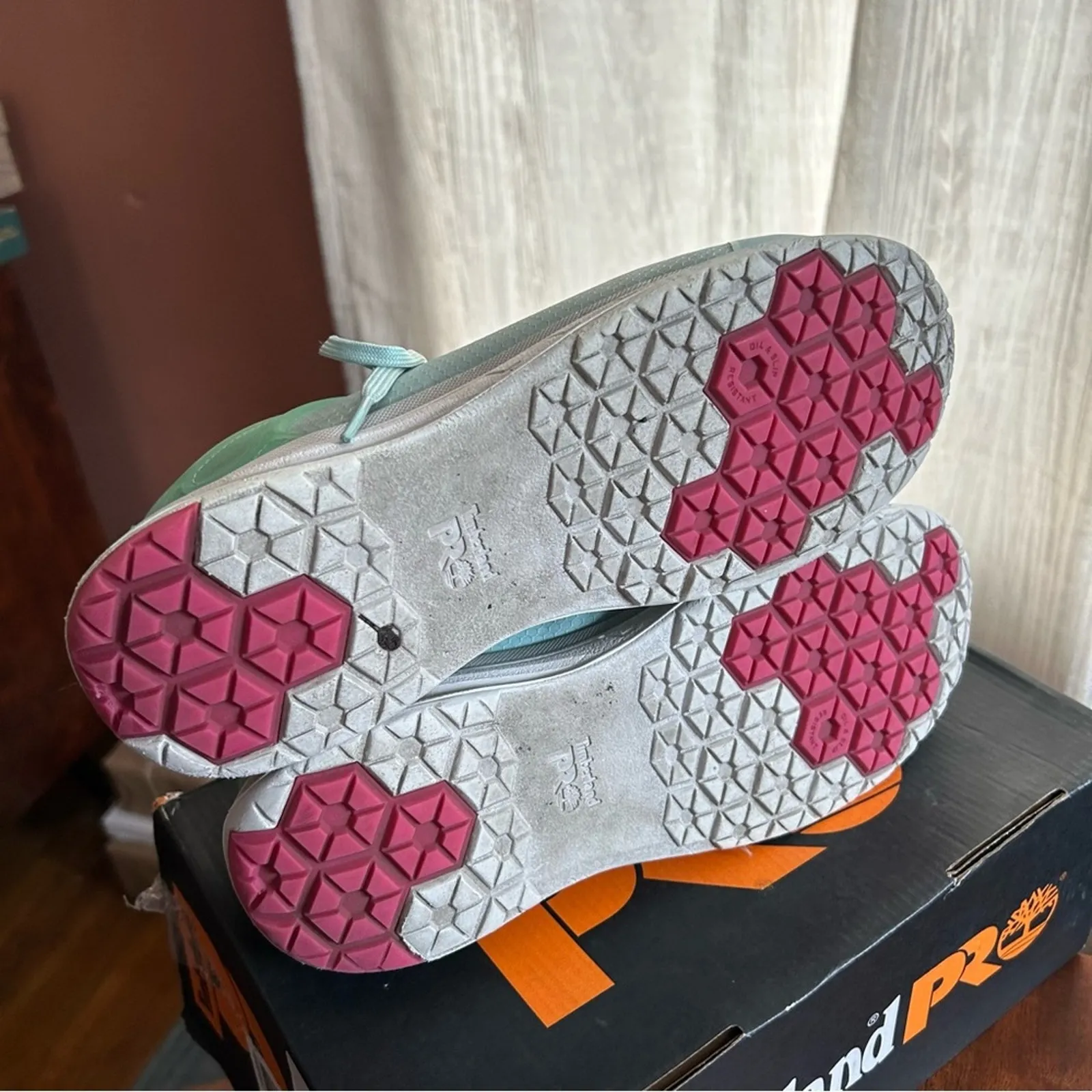 Timberland PRO Day One Safety Drivetrain Composite Toe Work Shoes Blue Sneakers Size 9.5 - Image 7