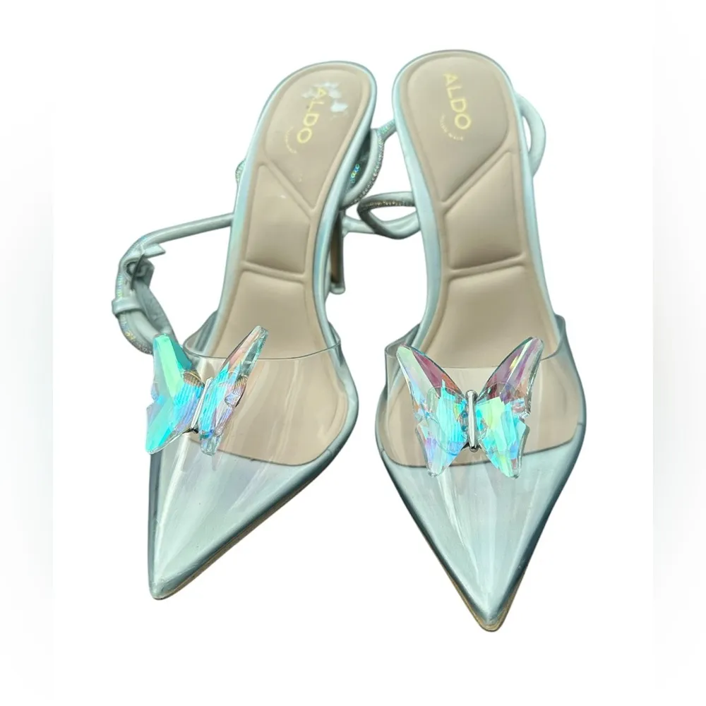 ALDO Women's Chrysalis Pump buttterfly size 8.5 * READ DISPLAY ITEM NWOB - Image 6