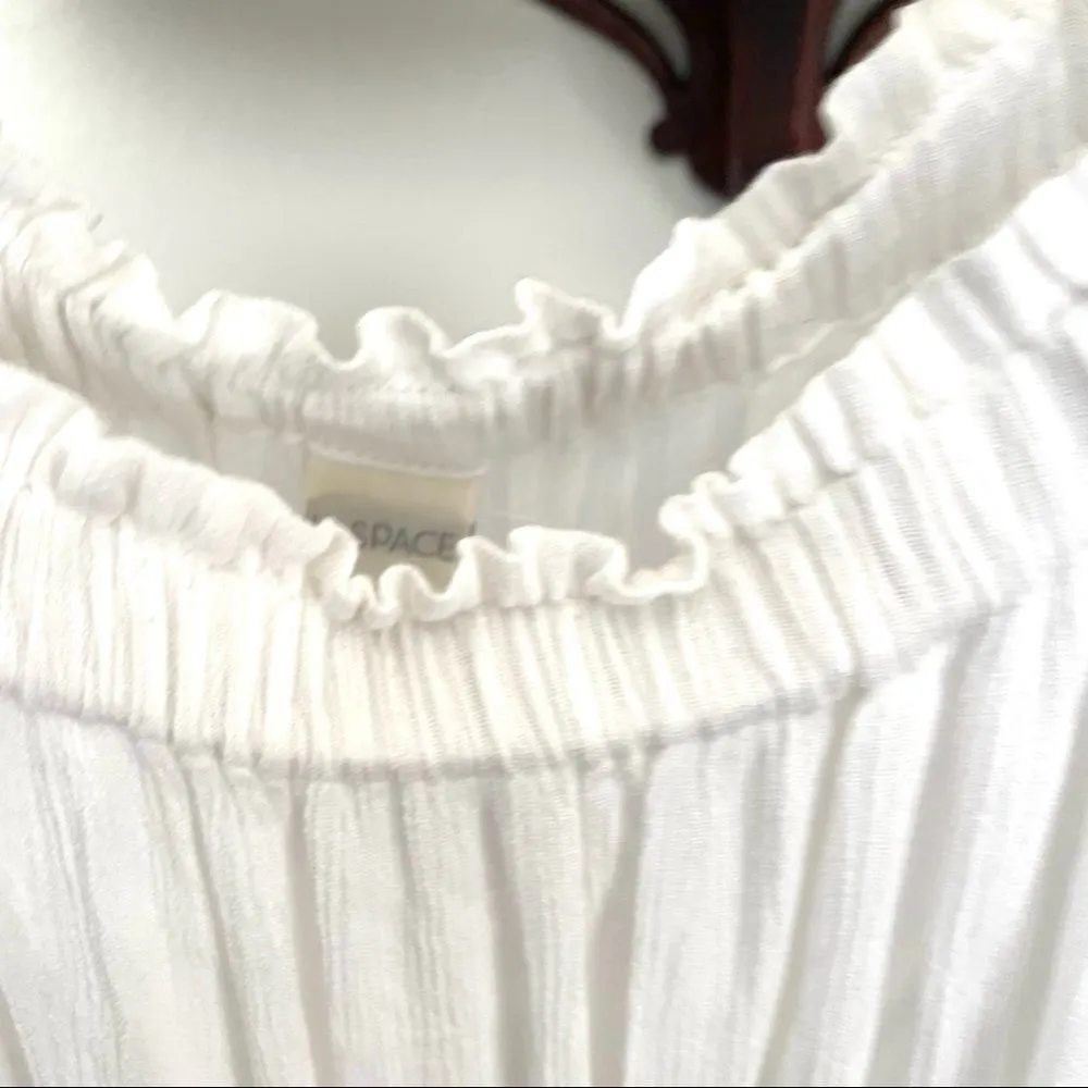 L*Space  Spring Fling white short sleeved romper with embroidery - Image 11