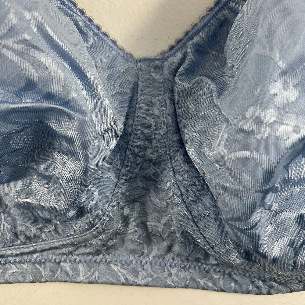 Playtex 18 Hour 40DDD Bra Wirefree Ultimate Lift True Support 4745 Zen Blue - Image 3