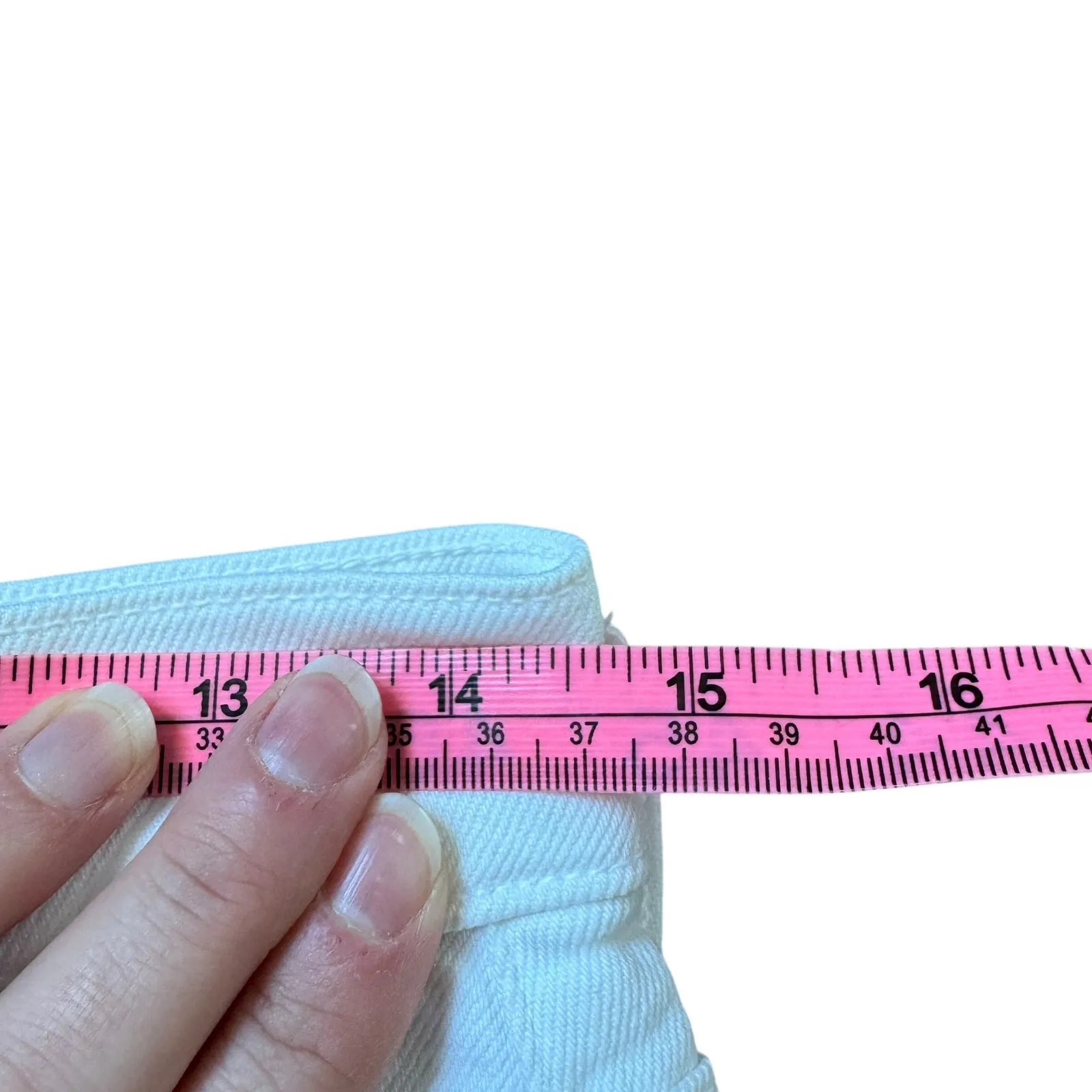 Citizens Jolene High Rise Slim Jeans White - Image 11