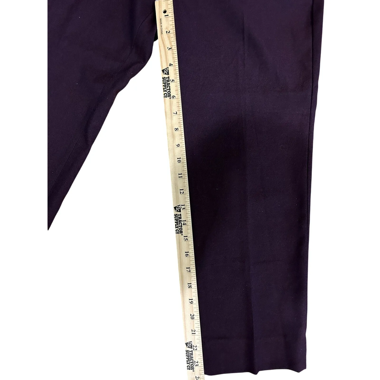 Banana Republic Size 10 Petite Wine Colored Trouser Pant Office Party - Image 6