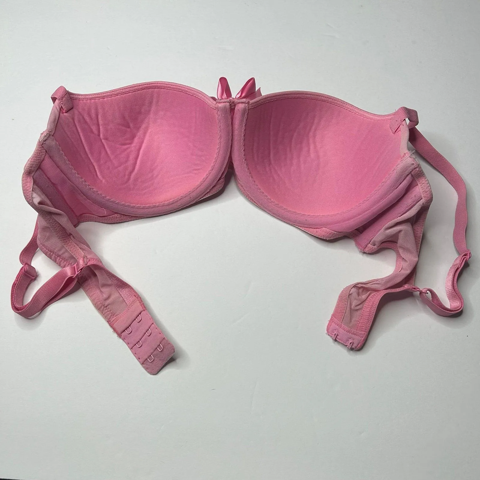Victoria’s Secret pink lined Bra 34C y2k 2000s vtg cute - Image 4