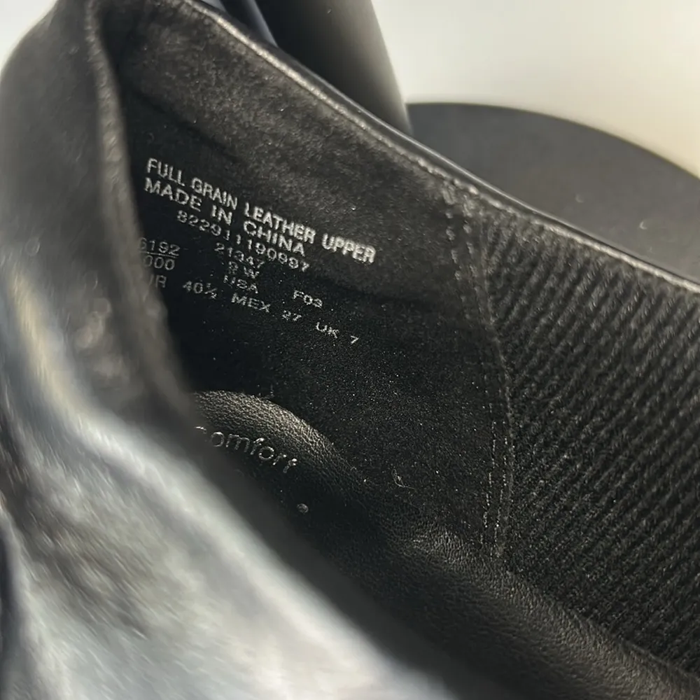 Thom McAn Shoes Women’s Size 9 W Thom McAn Black Leather Loafers - Image 13