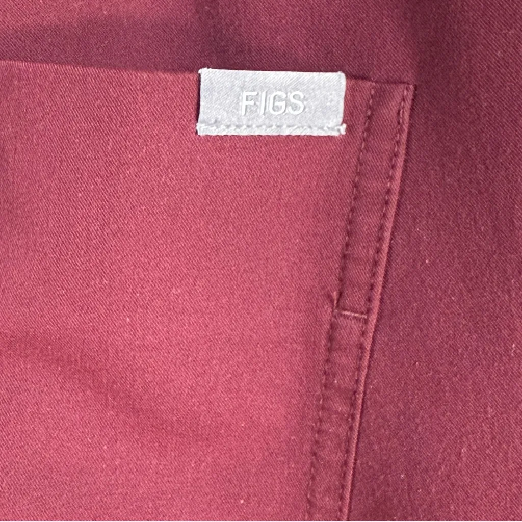 Figs Women's Maroon Maternity Joggers SZ:XXL - Image 6