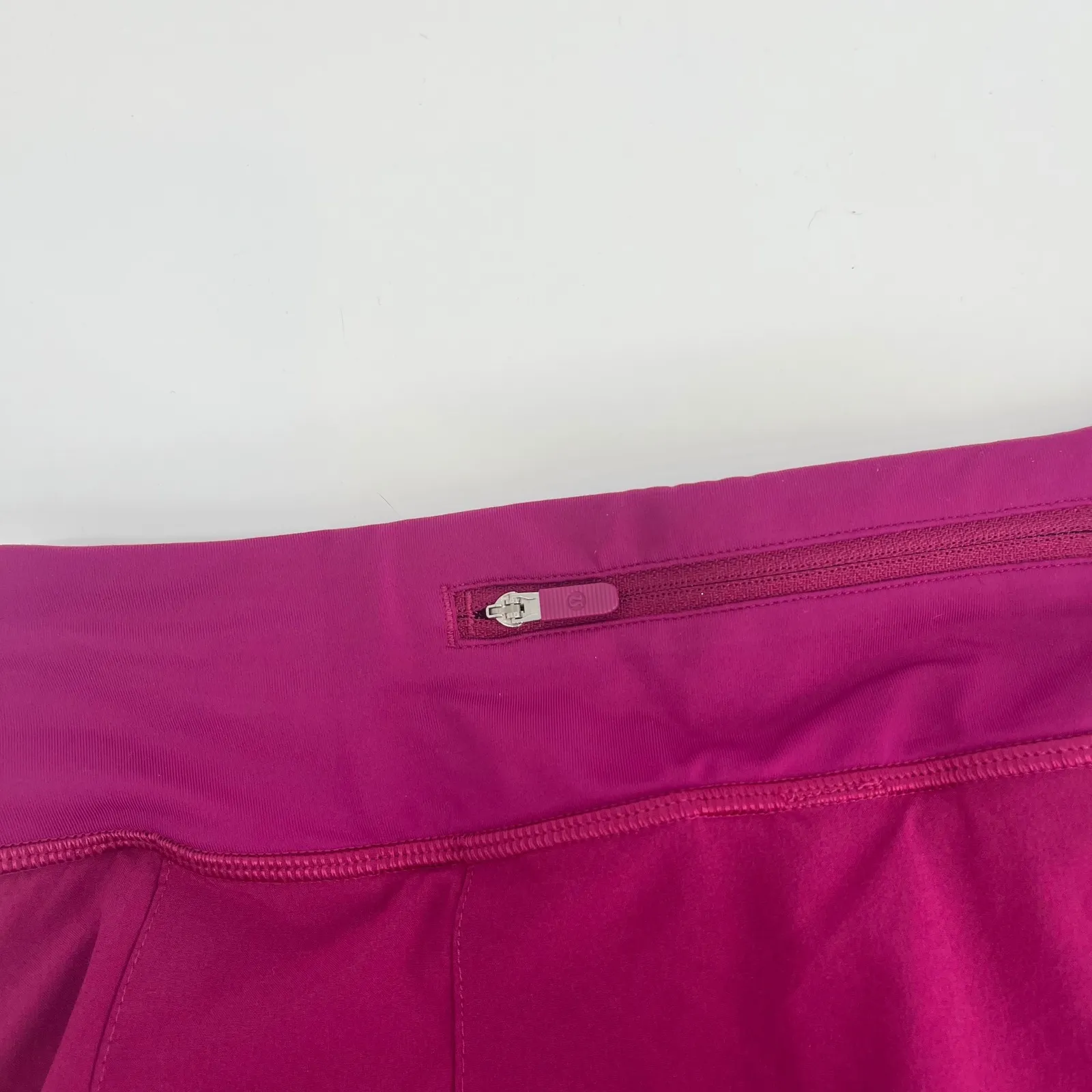 Lululemon Pace Rival Mid-Rise Skirt Skort Extra Long Magenta Purple Size 4 - Image 5