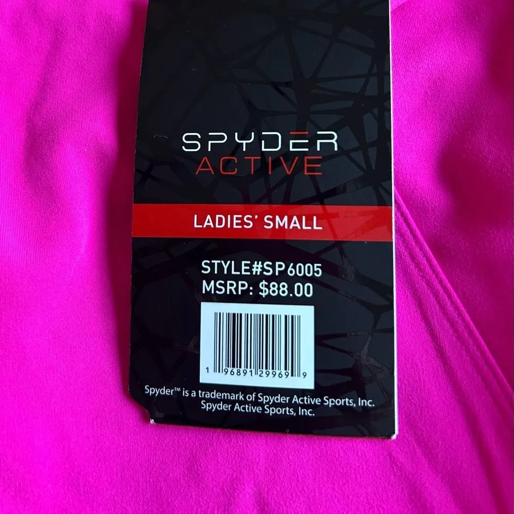Spyder Active Hot Pink Drawstring Cargo Leggings Size Small Style SP6005 NEW - Image 11