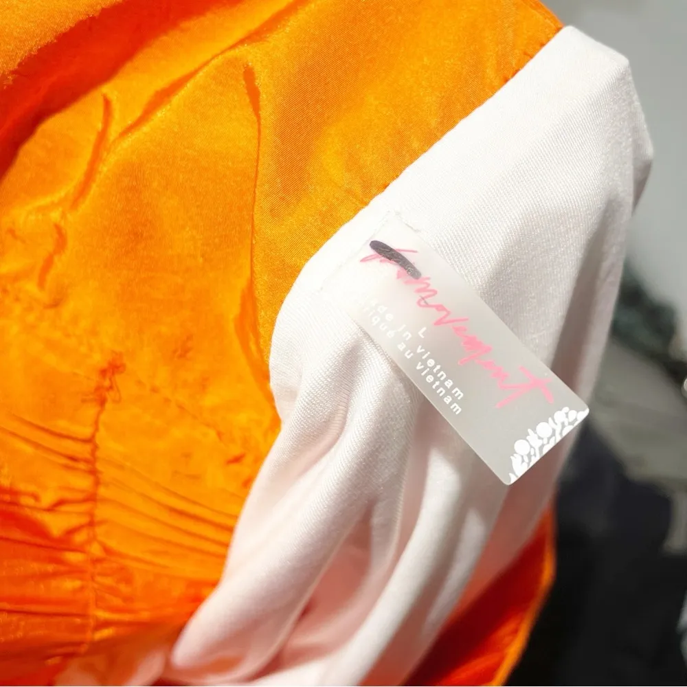 FP Movement Free People Sz Large The Way Home Athletic Shorts Orange High Waist - Image 2