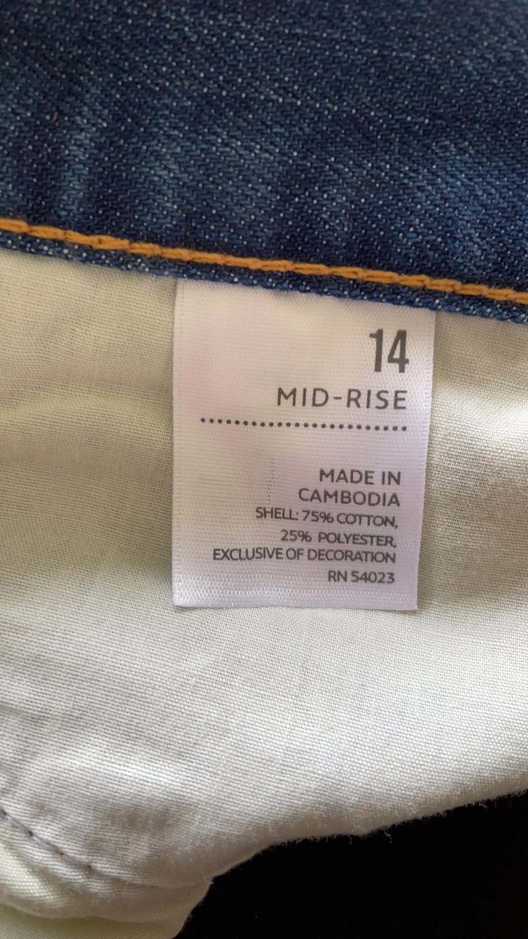 The Flirt Mid Rise Denim Capris - Image 4