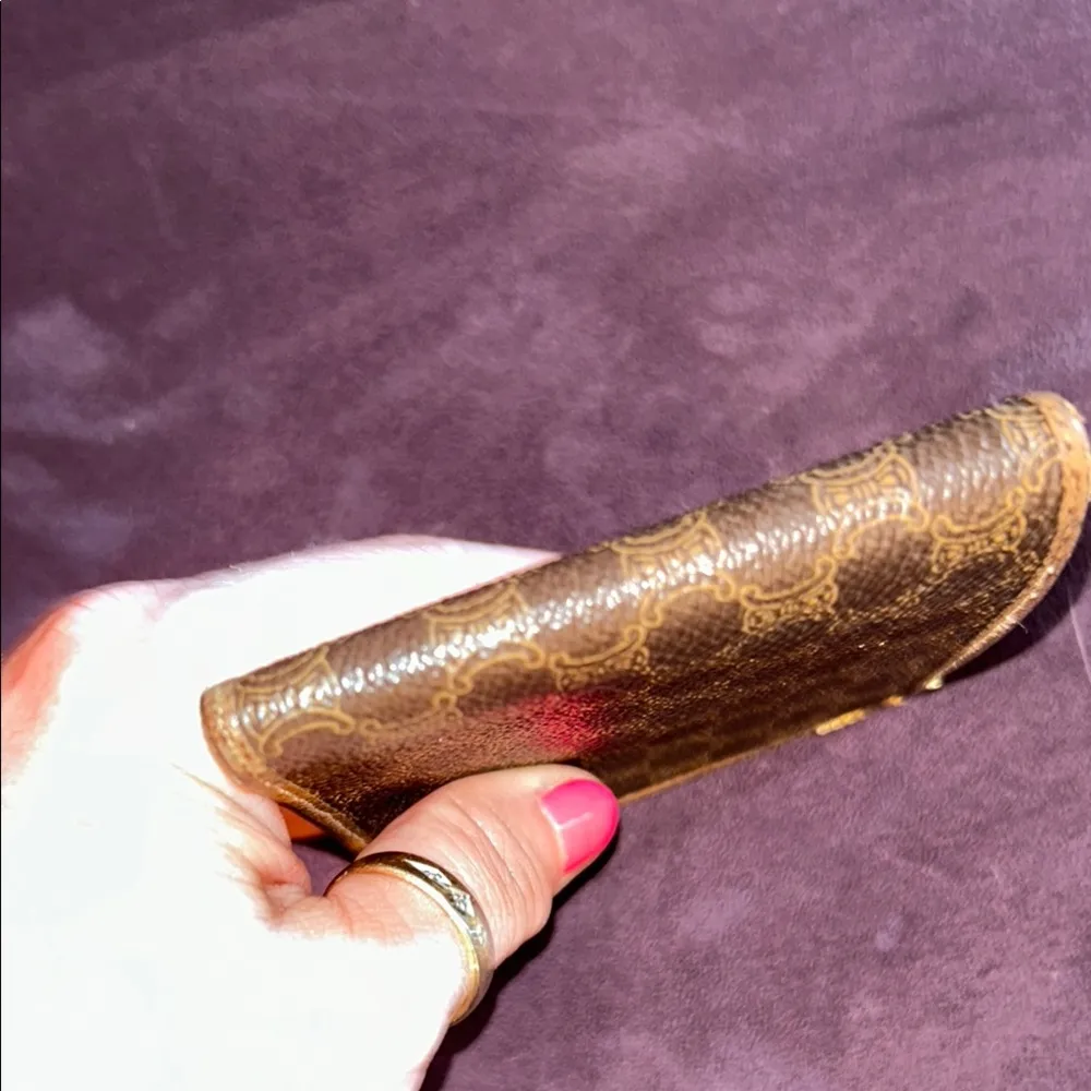 Vintage Celine Bifold Signature Wallet - Image 4