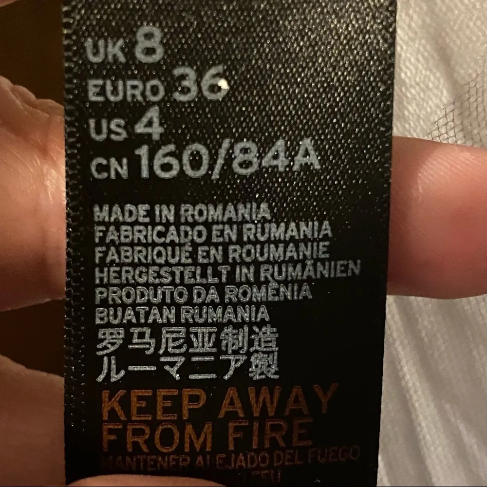 Topshop Gray Mesh Sheer‎ Overlay Dress NWT US 4 #10J80K - Image 9