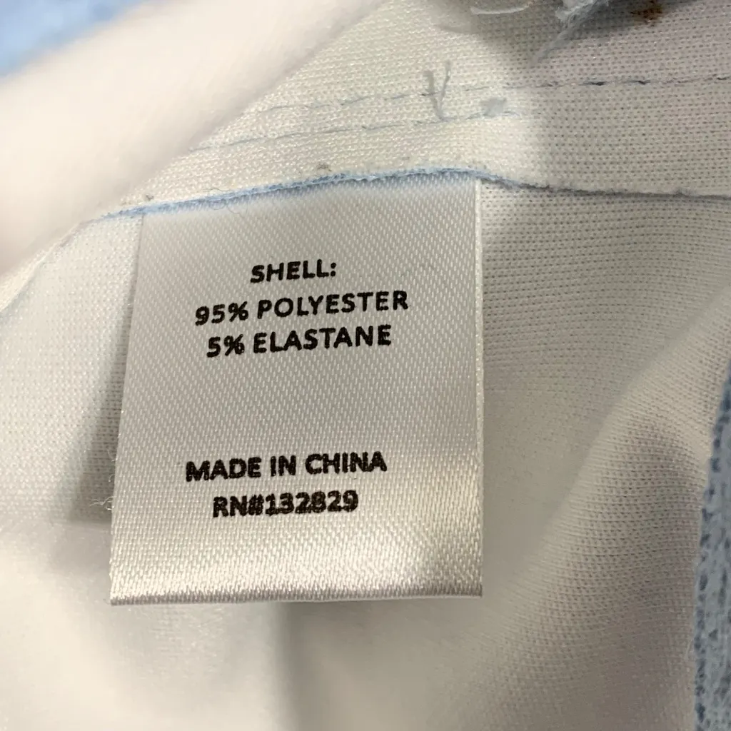 Superdown Women’s Moto Jacket Small Light Blue Faux Suede Biker Coat Polyester B - Image 6