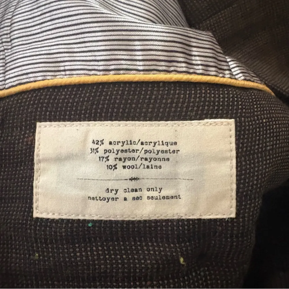 Anthropologie Brown Spec Jacket Size 2 - Image 6