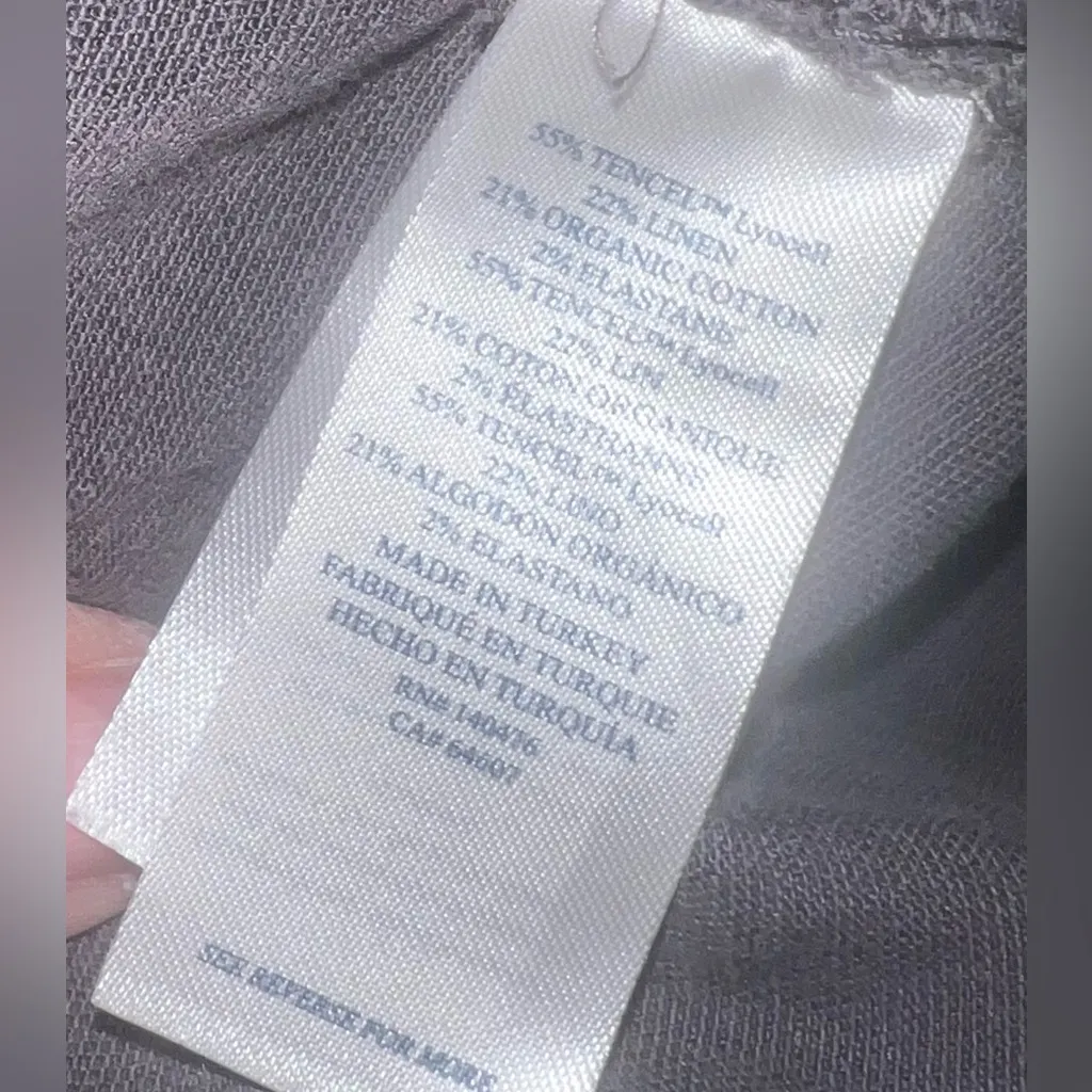 Faherty Arlie Day Pant Women’s Size L Faded Black Pull-On Joggers - Image 9