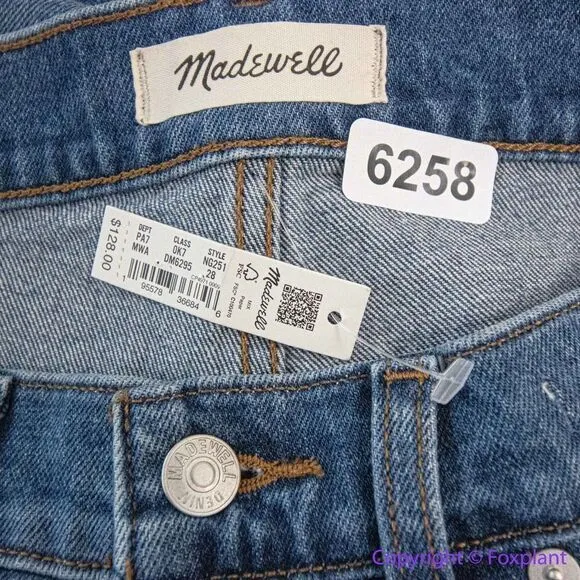 NEW Madewell‎ Perfect Vintage Straight Jean in Mayfield Wash, NG251, 28 - Image 14