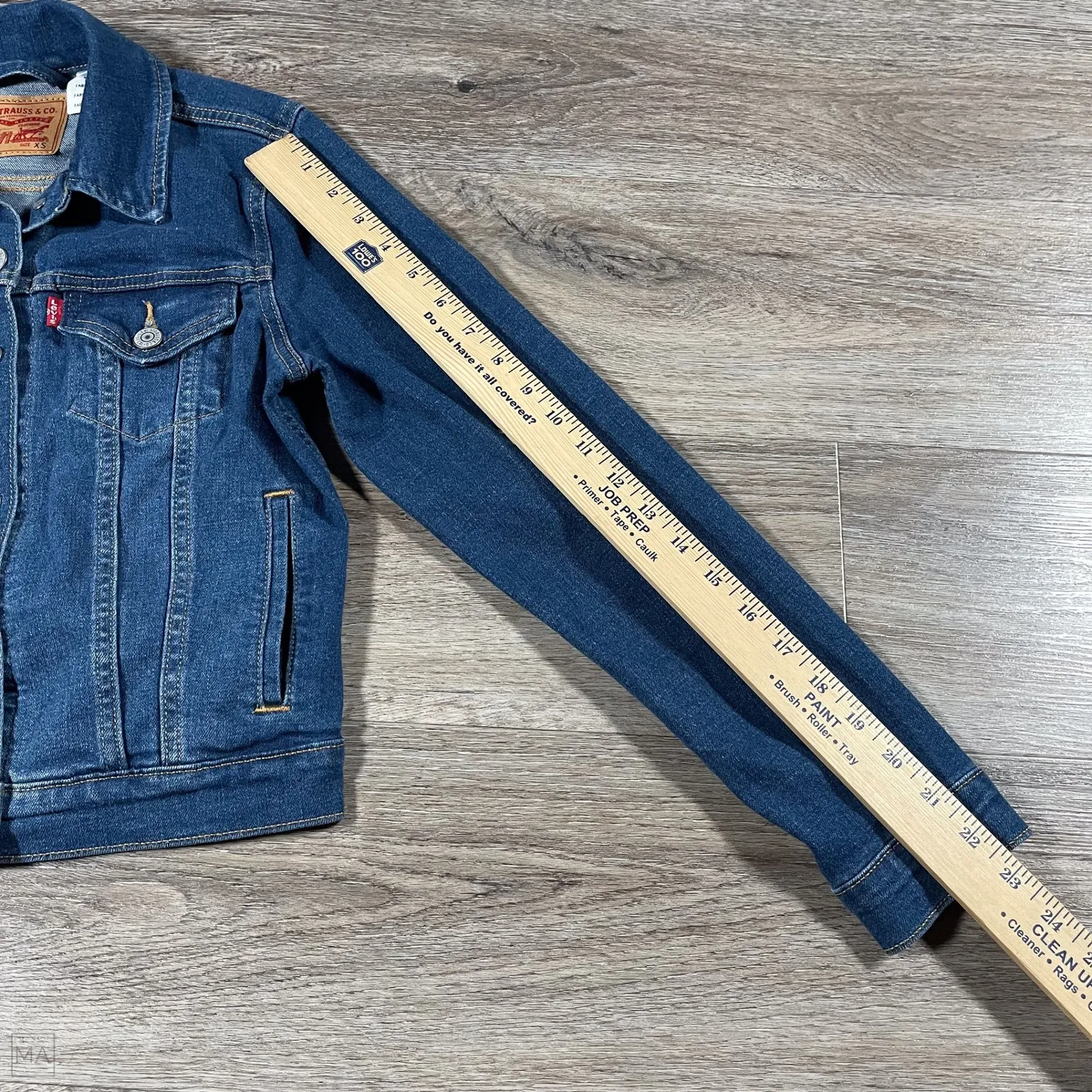 Levi's Women's Trucker Jacket Denim Jean Outerwear Casual XS Blue - Image 6