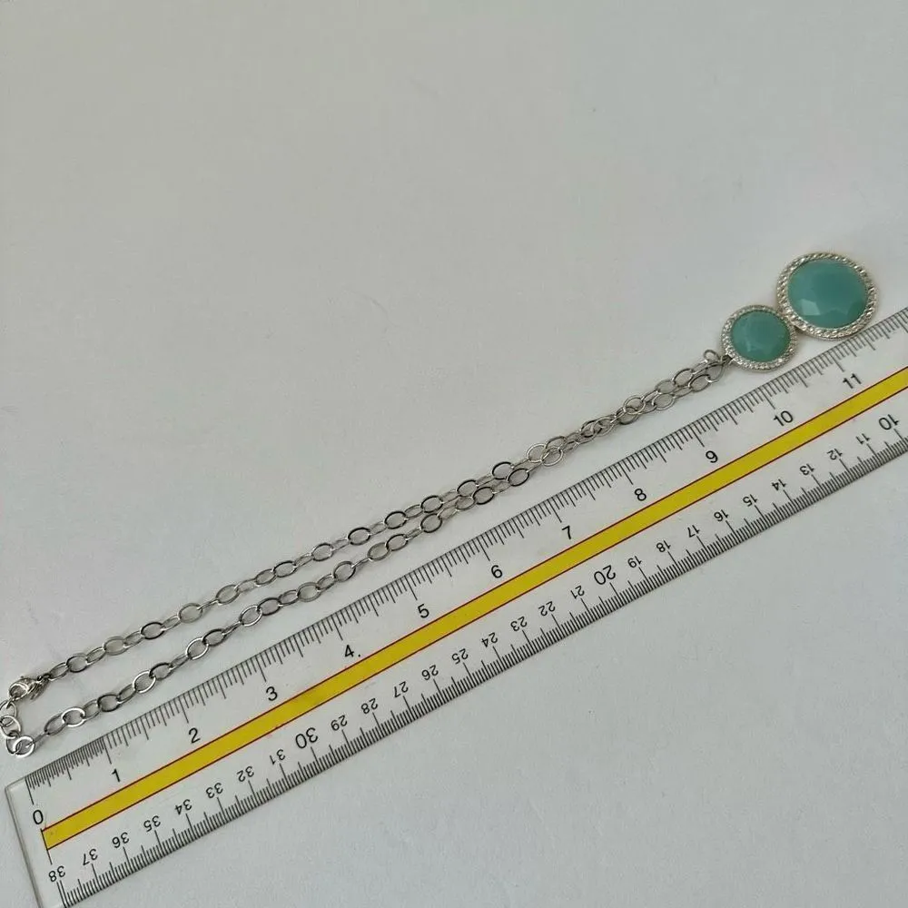 Vintage Avon mint green pendant necklace - Image 6