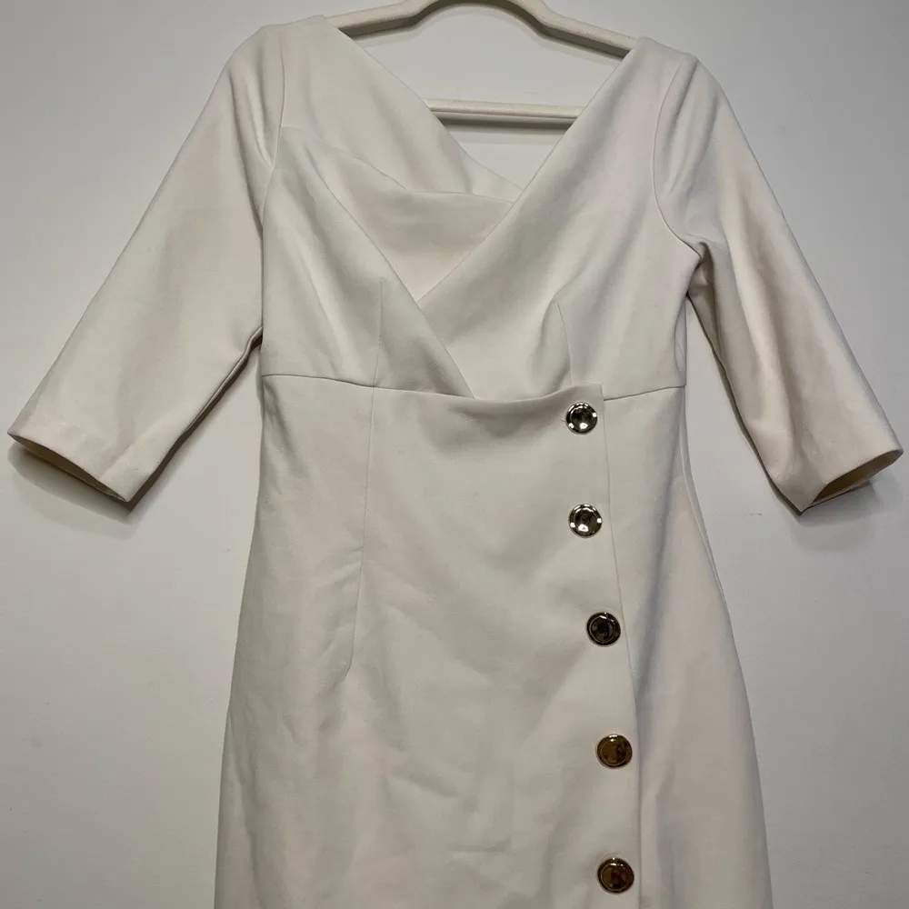 Black Halo Edeline Sheath in Biscotti - Image 6