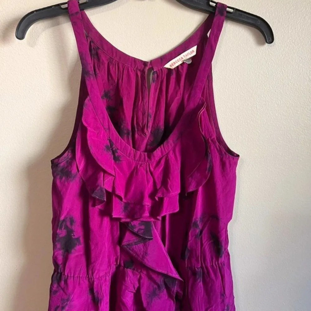 Rebecca Taylor purple dress small - Image 2