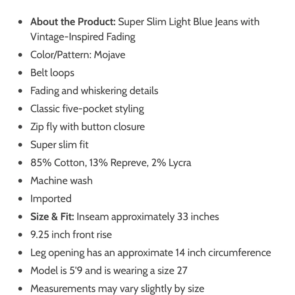 Redone Super Slim Light Wash Jeans in Mojave - Image 4
