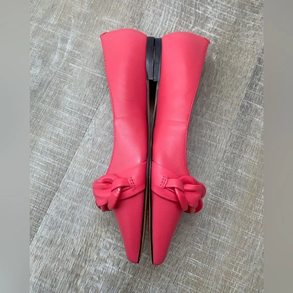 Calvin Klein Pointy Toe Ballet Flats Women’s 7 Slip On Shoes Dark Pink Dressy - Image 5