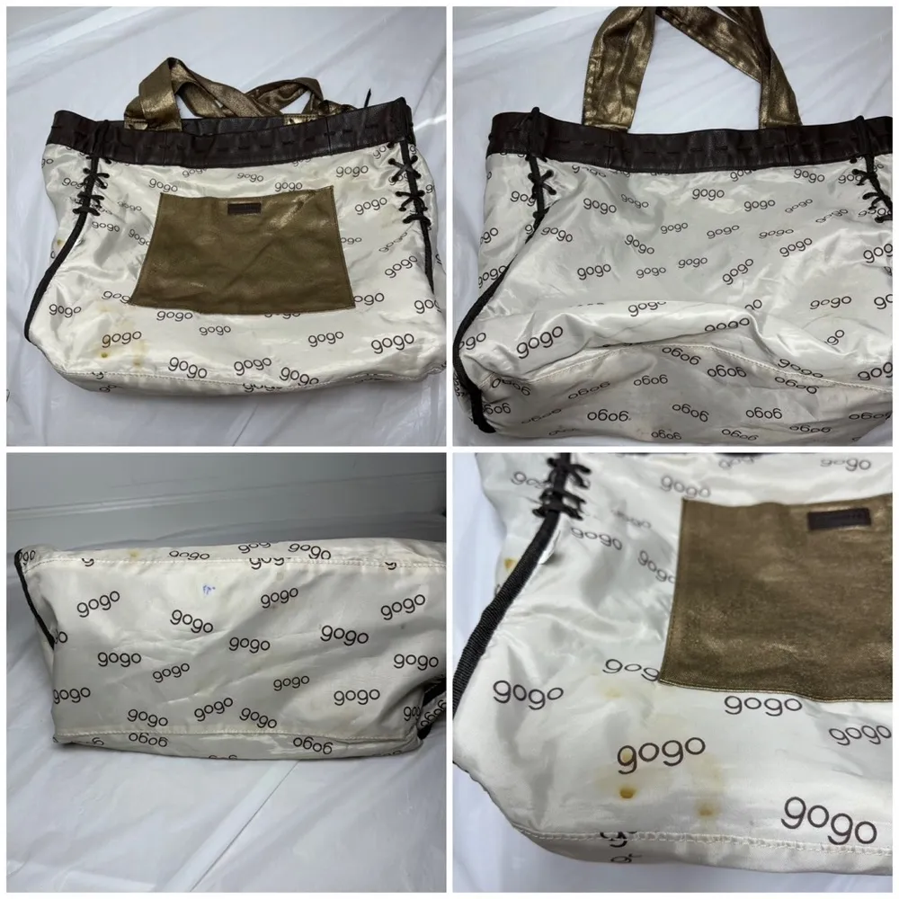 GoGo Voyage Metallic bronze/gold travel tote - Image 7