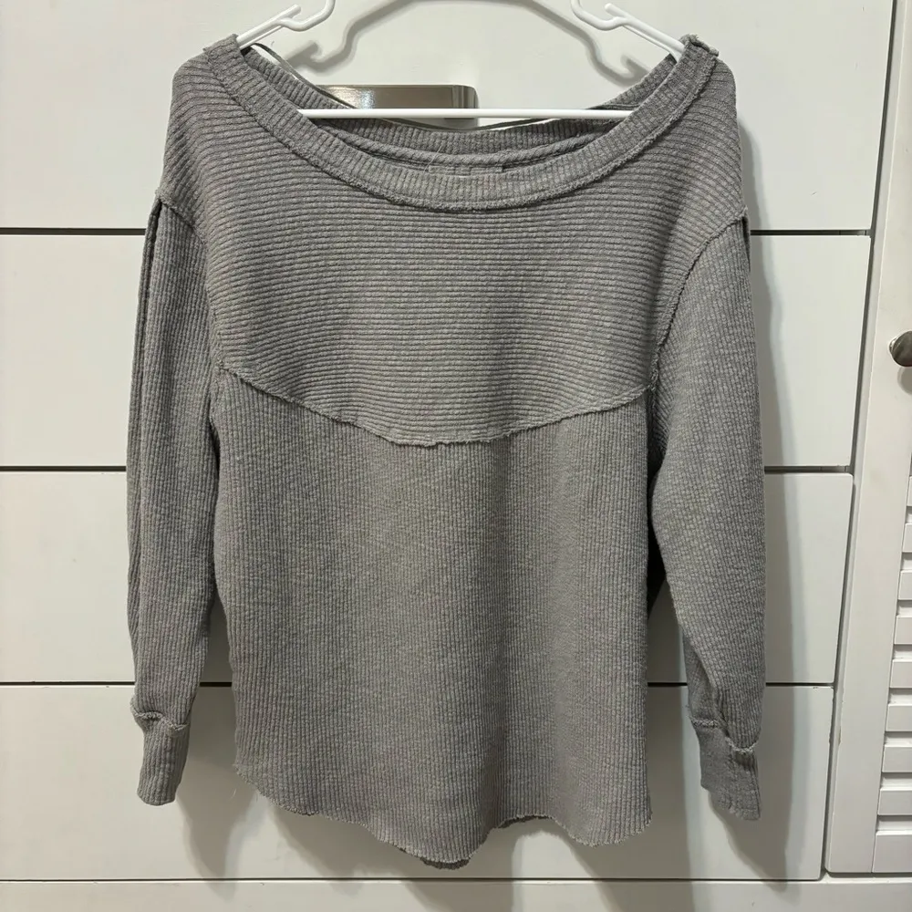 Free People OG Thermal Top Grey - Image 2