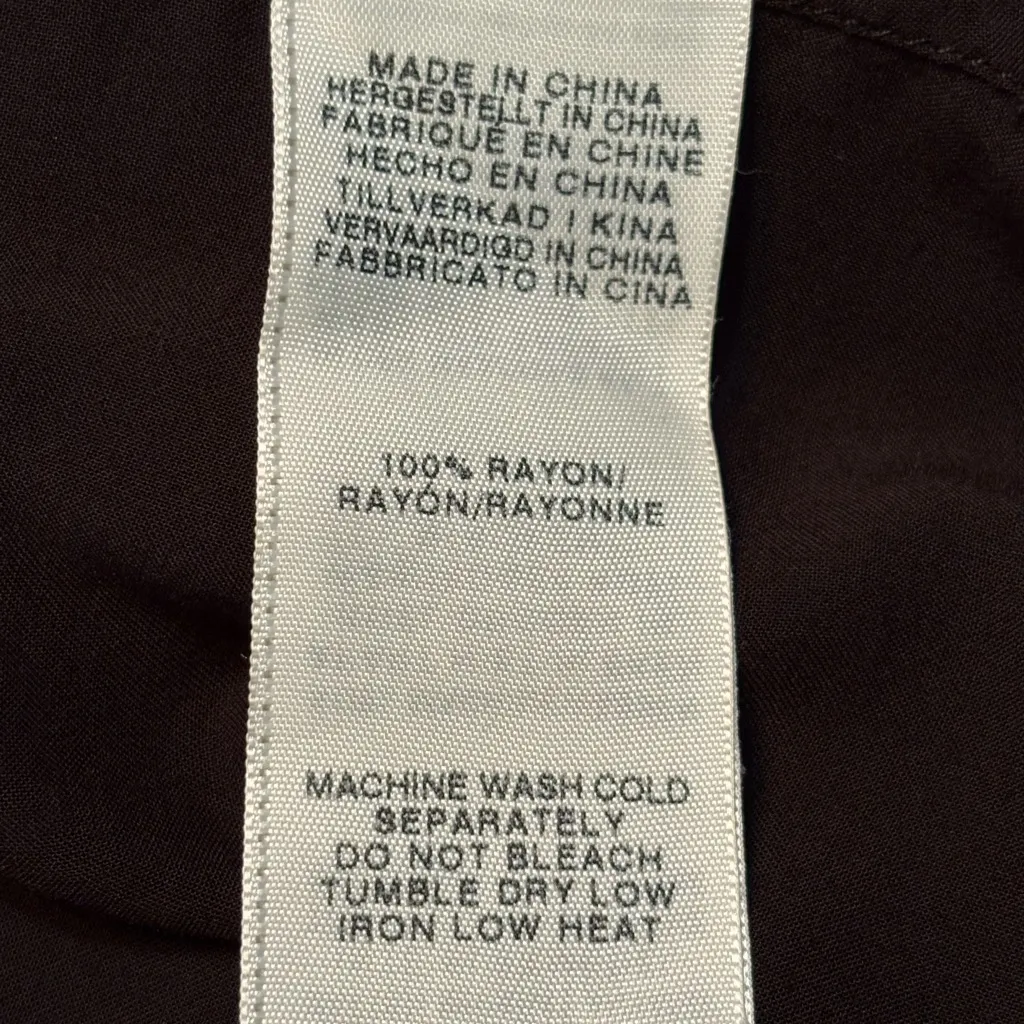 True Religion Black Snap Button Up Accents Very Soft size L - Image 8