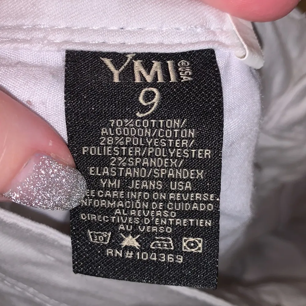 YMI Foxy white bottom side zip super skinny jeans - Image 8