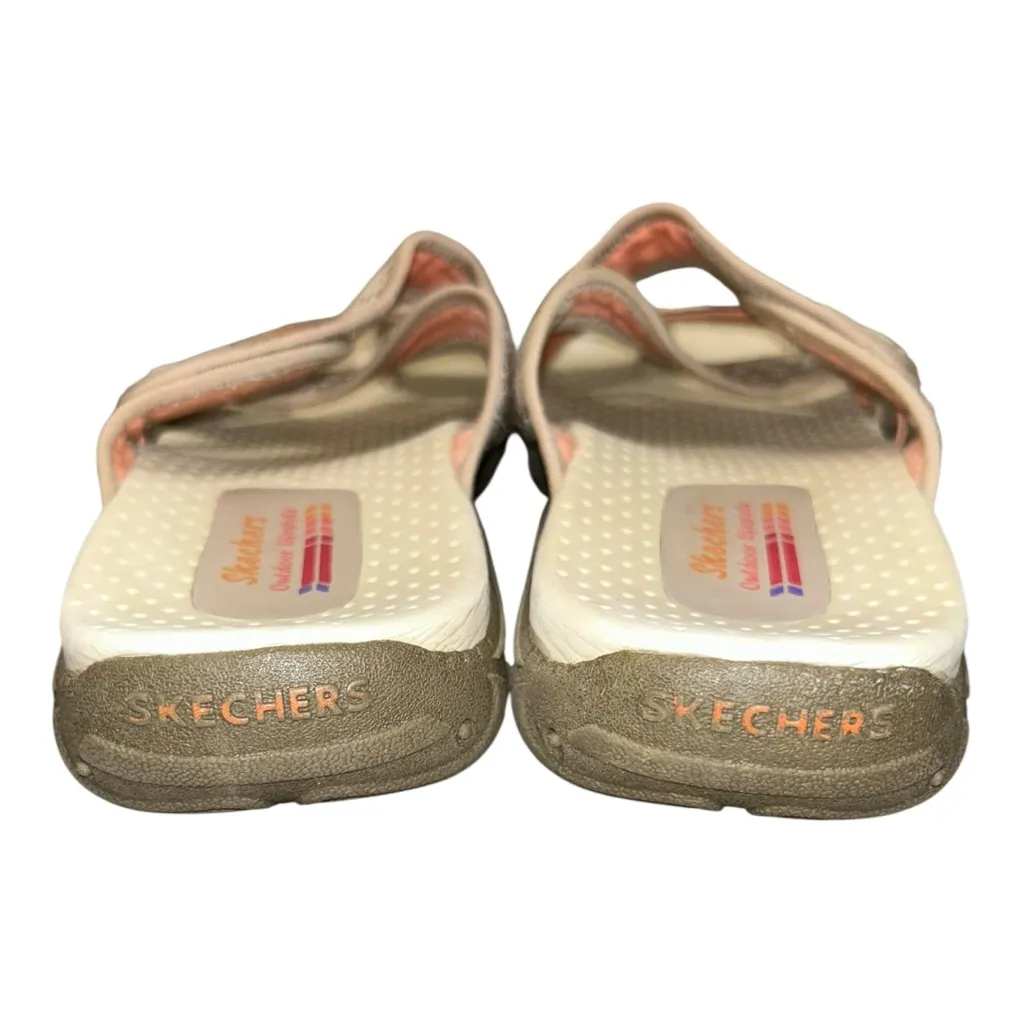 Skechers Reggae Splatter Thong Sandals, #40822, Taupe, Women's US Size 8 - Image 6
