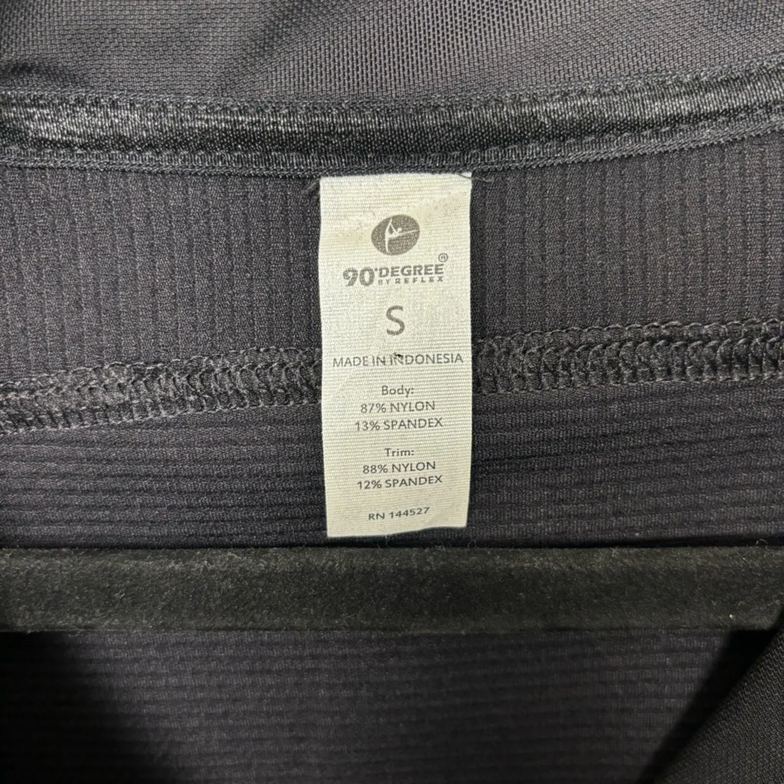 NWT Vortex Rib Academy Half Zip Jacket Black Small - Image 4