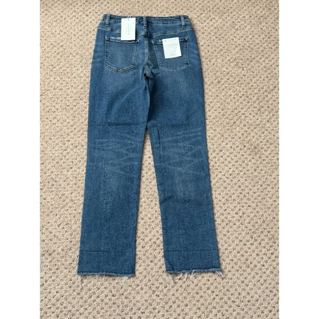 NEW Flying Monkey women's size 28 waist High Rise blue denim jeans MSRP $90 - Image 4