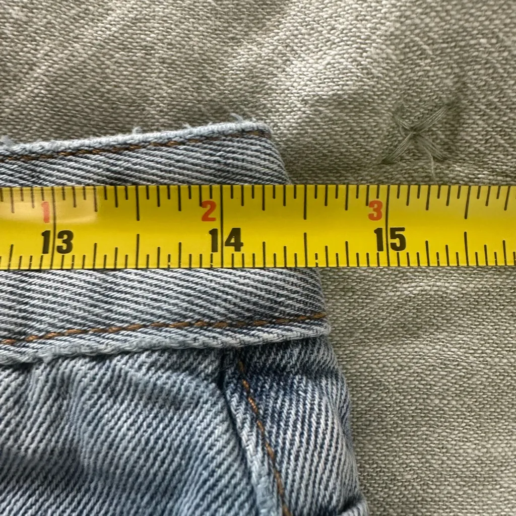 LIONESS Revolve  Straight Leg Split Hem Jeans Size S - Image 5