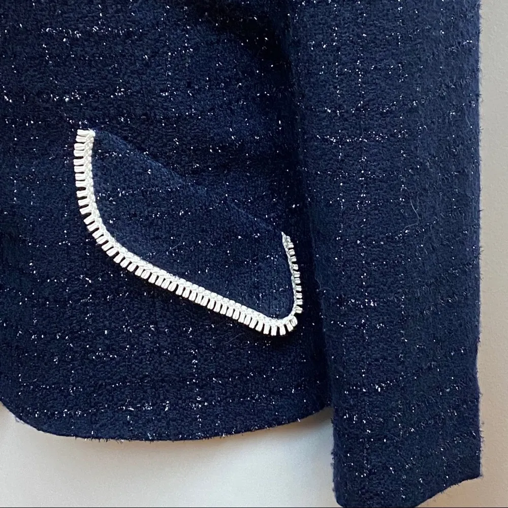 Danny & Nicole  Navy Sparkly Blazer/Jacket - Image 5