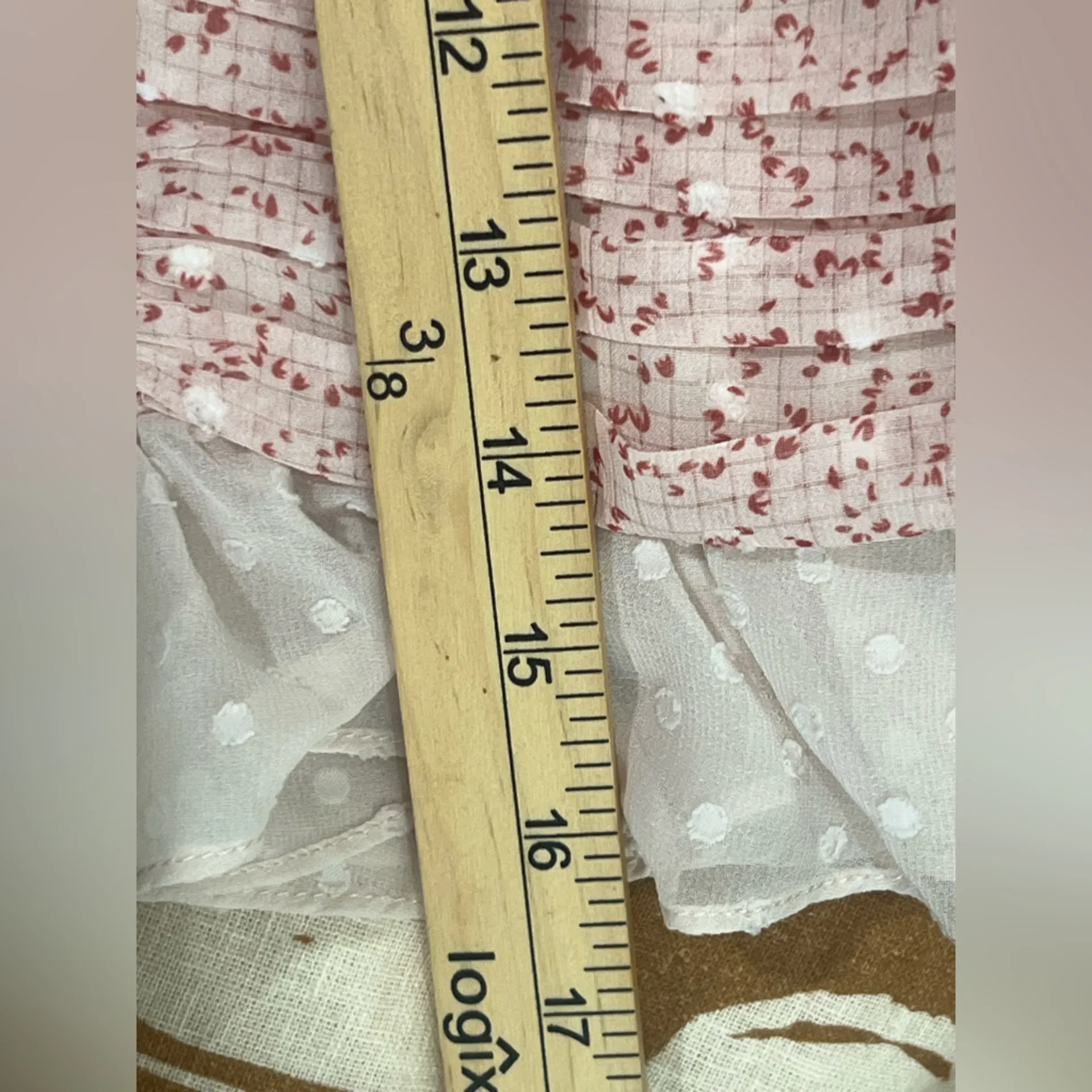 J.ing women’s junior skirt size small like new floral print soft colors - Image 7