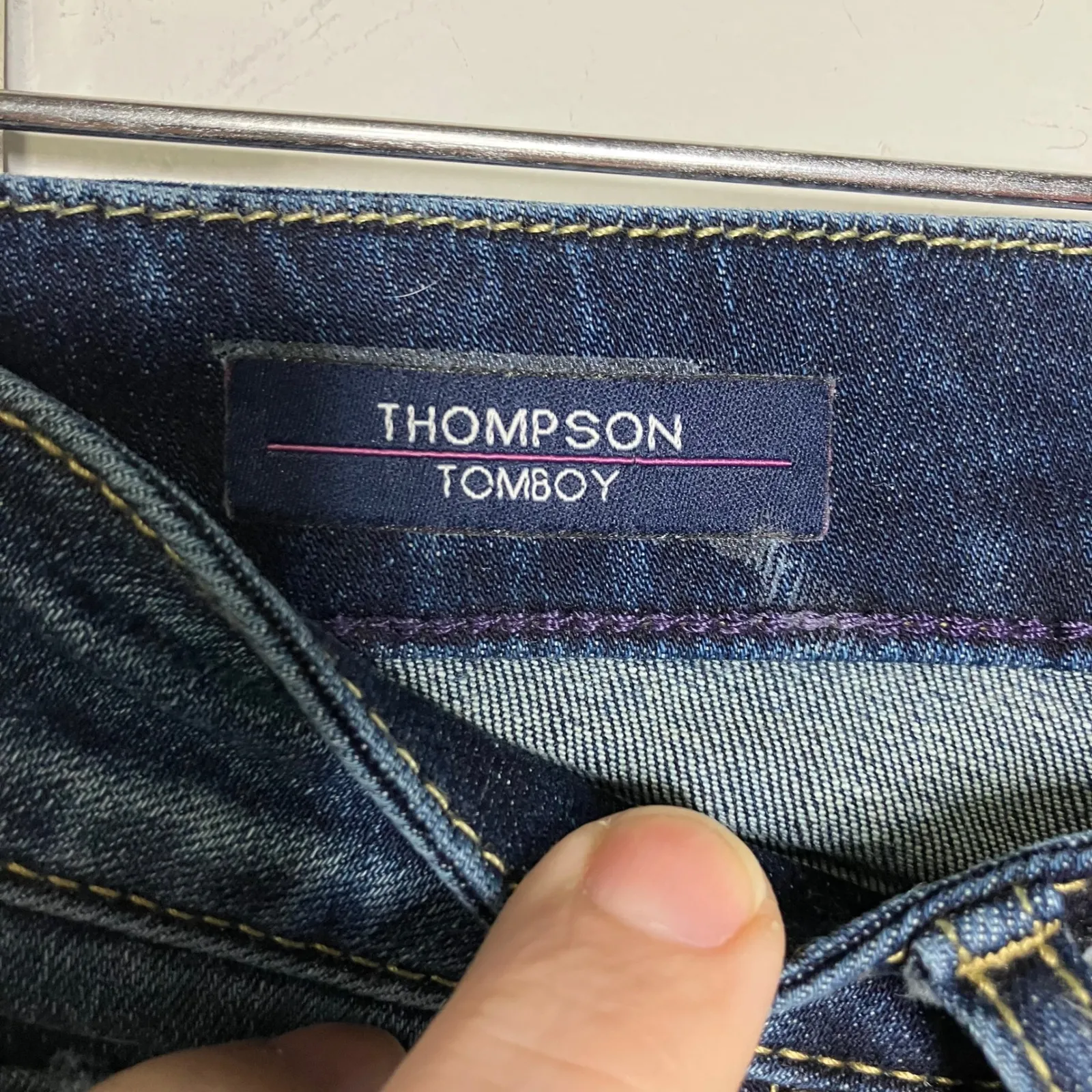 Vigoss Thompson Tomboy jeans women's size 30 x 25 classic fit ankle cropped - Image 3