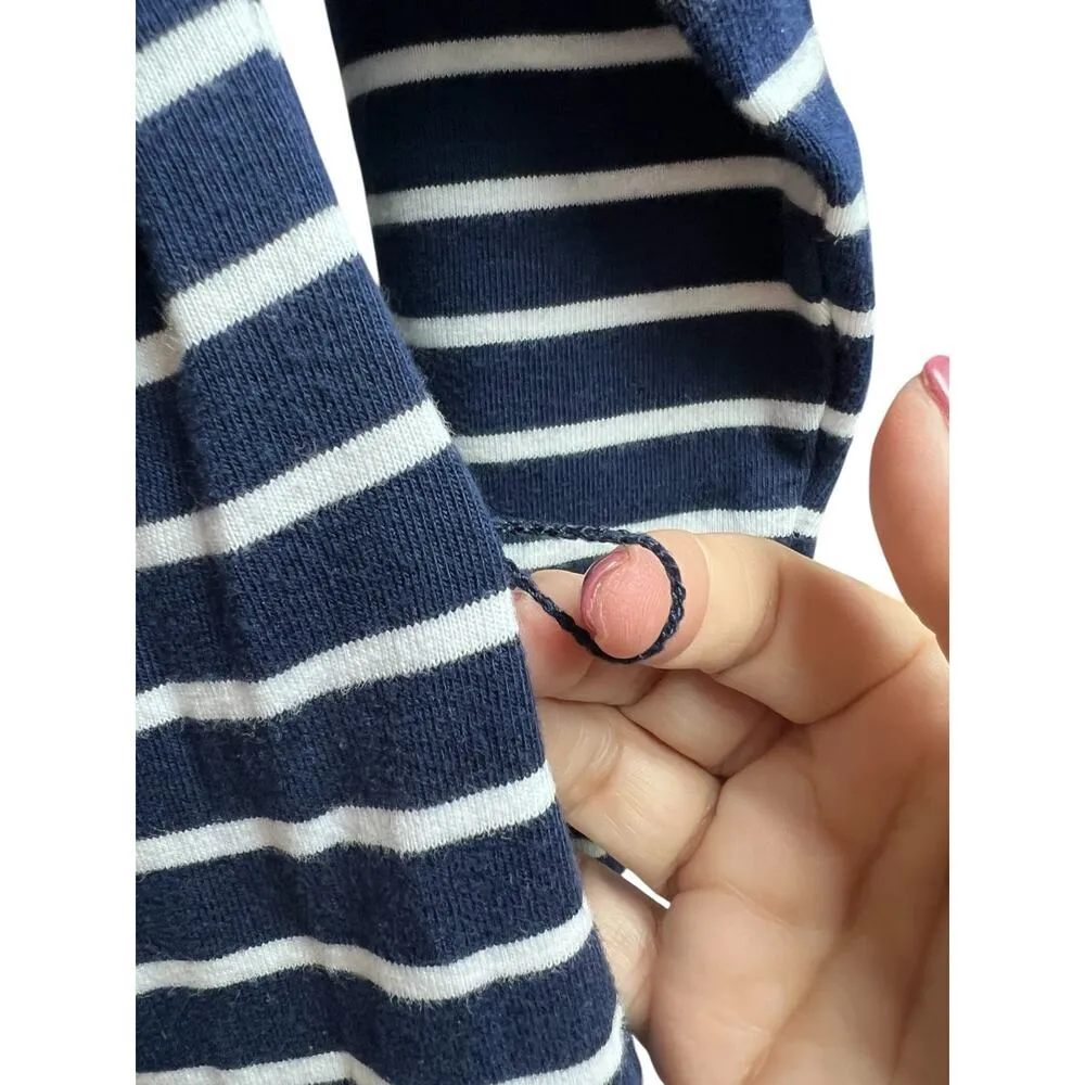 Ralph Lauren LRL Lauren Jeans Co Small Blue White Stripes Cotton Dress - Image 6