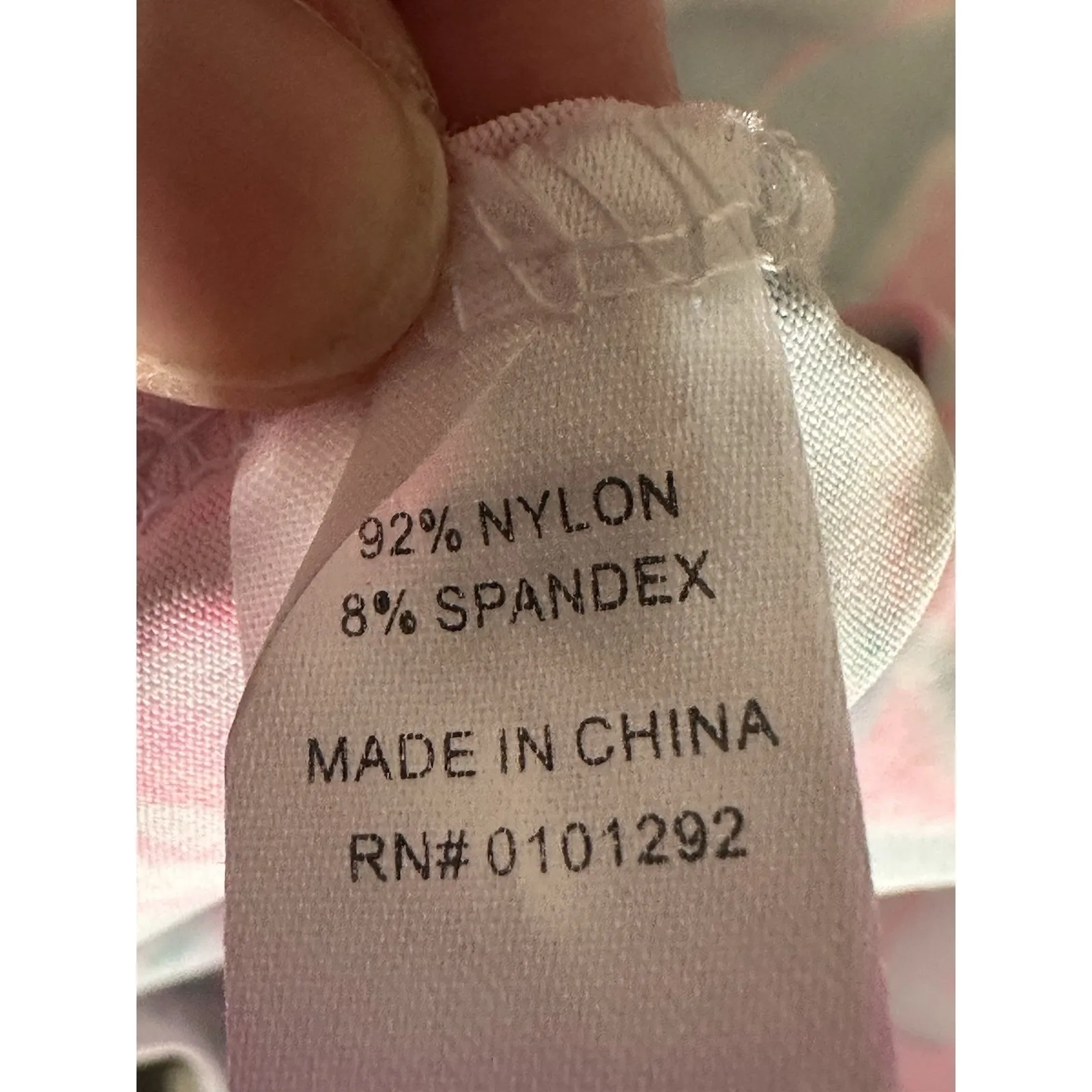 Lulu B Women's Small Tropical Golf Resort Top Pink Teal Floral V - Image 6