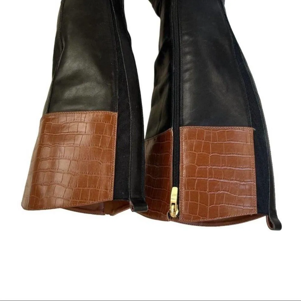 Marc‎ Fisher Hailin Wide Calf Leather Tall Shaft Boots - Image 7