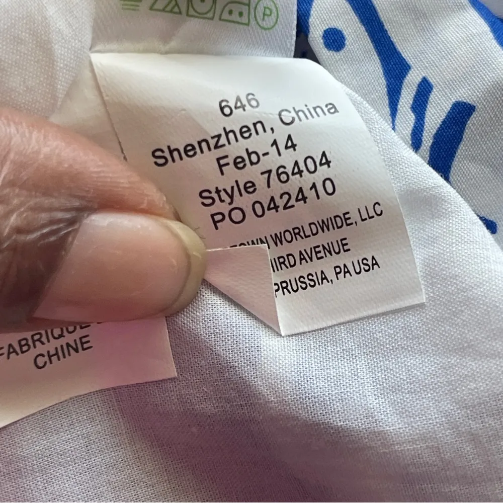 LILLY PULITZER | Augusta Deep Sea Blue Embroidered Lace Mini Dress Sz 10 - Image 9